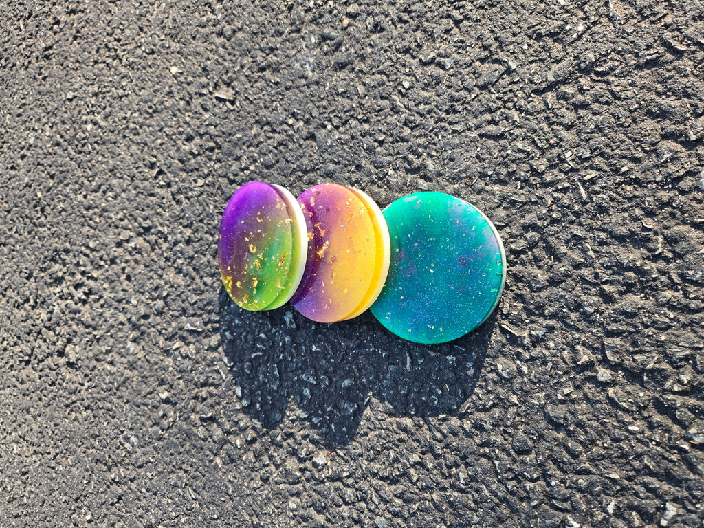Purple Rain Coasters | Set of 3